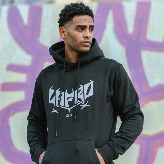 BLACK FLEECE HOODIE